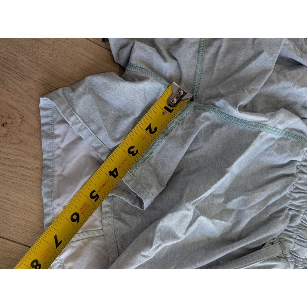 Lululemon‎ Tracker Short V *4" in Heather Lux Multi Hazy Jade Size 4 - Picture 6 of 12